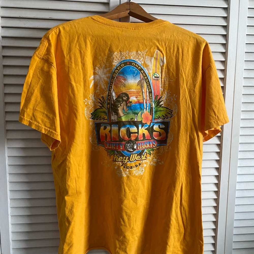 Vintage GILDAN Mermaid Key West T-shirt XL